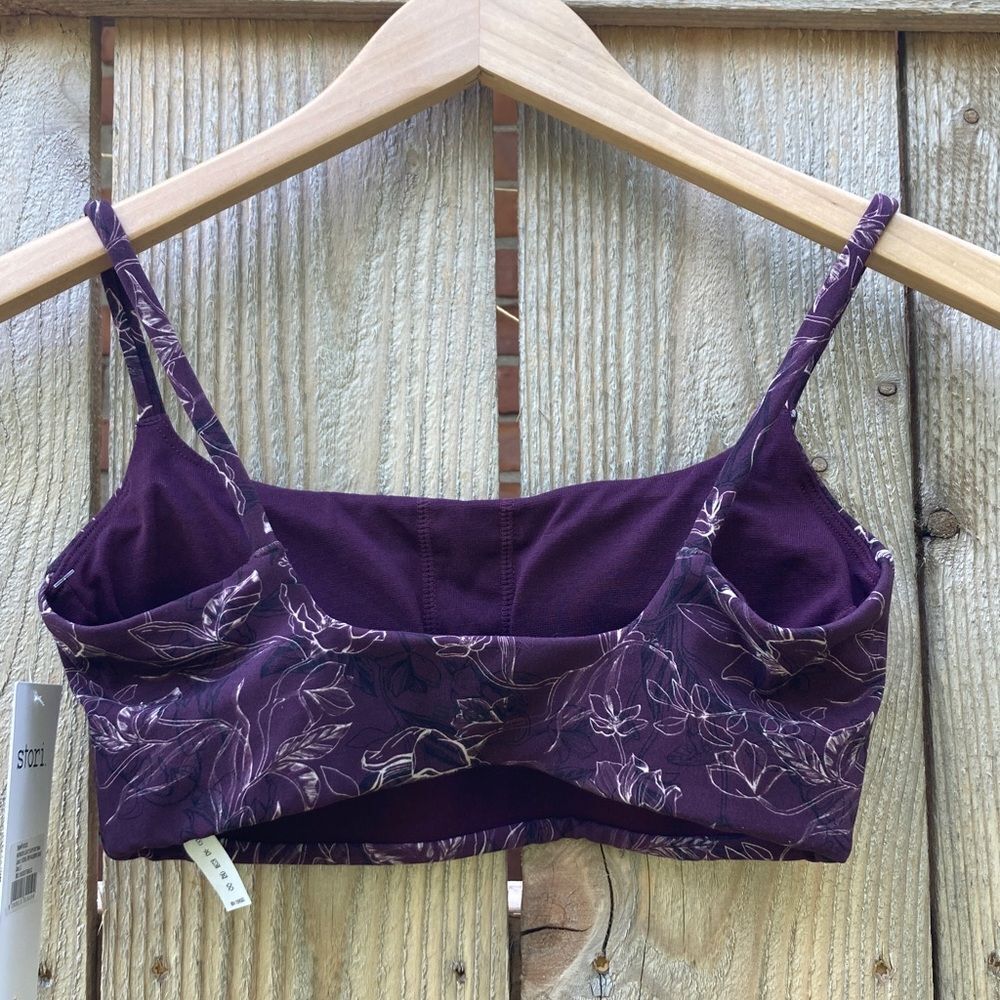 Stori Wunder Light Support Bra- Mulberry Sand Floral Trip - Picture 2 of 5